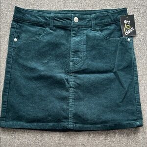 Art Class Women's Dark Green Mini Skirt
